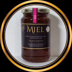 Miel local provenant des ruches du secteur