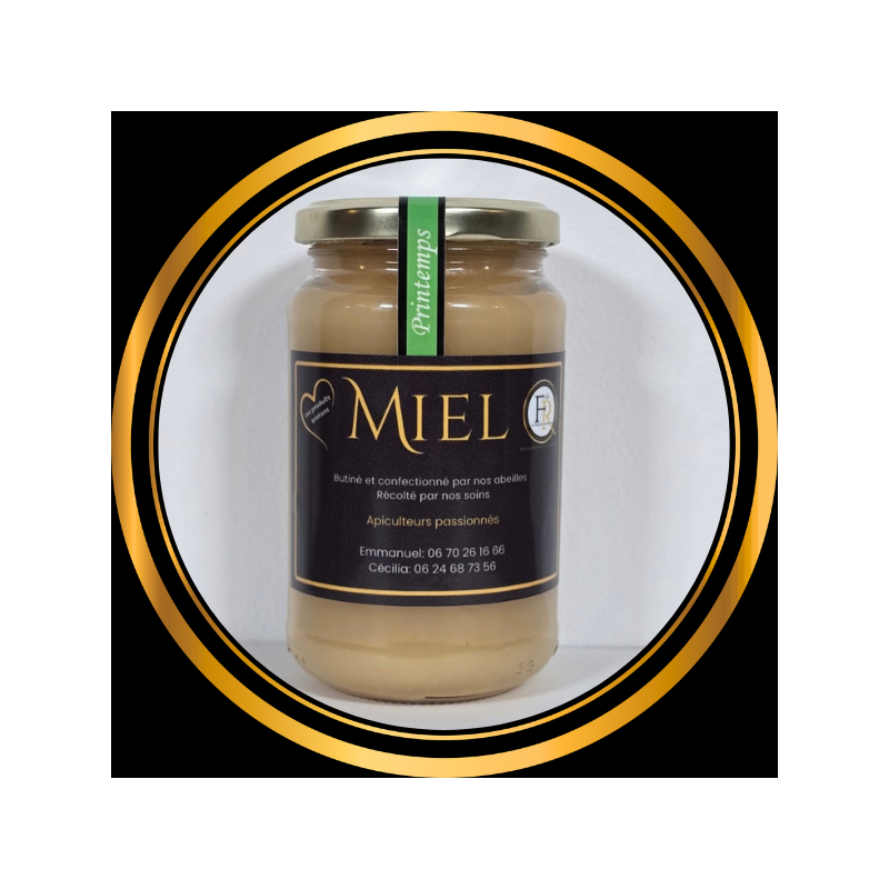 Miel local provenant des ruches du secteur